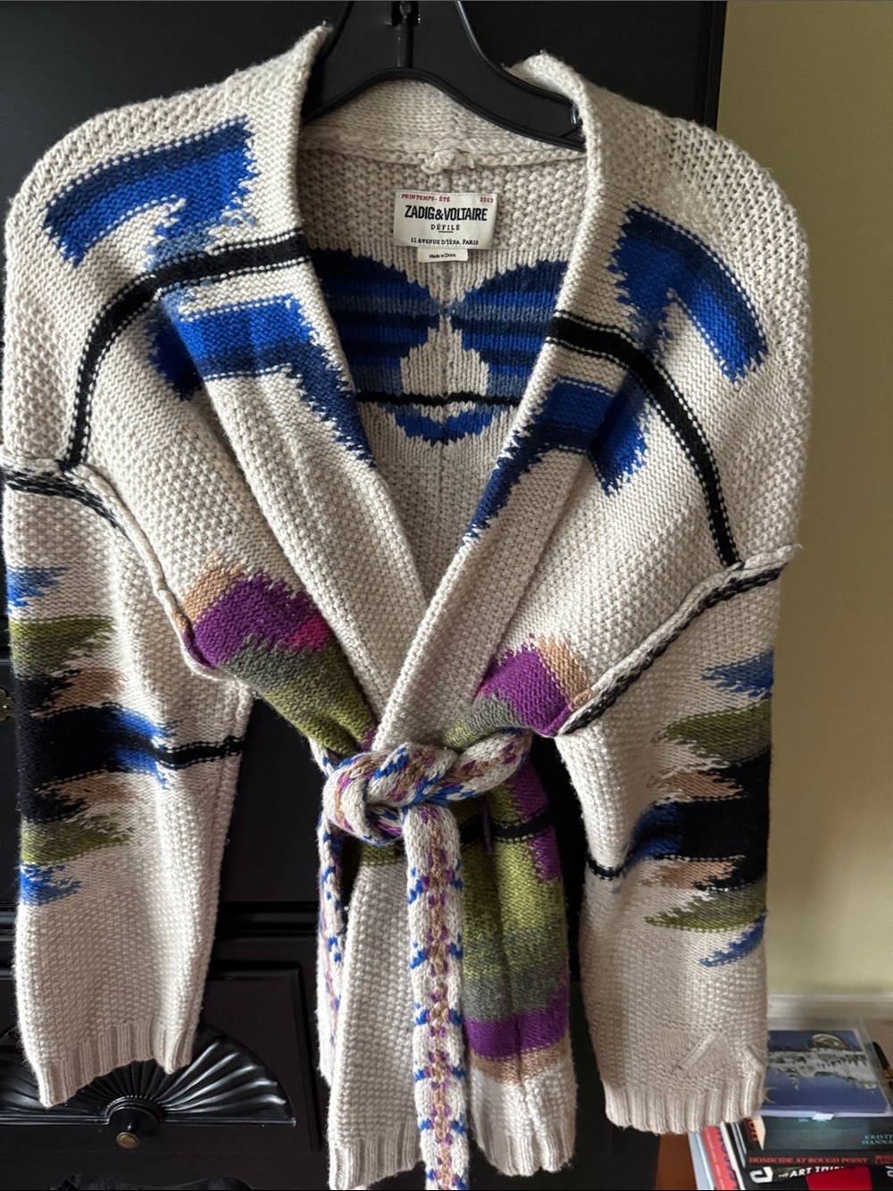 ZADIG and VOLTAIRE cardigan, xs/s